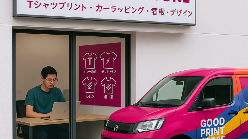 店舗やイベントに！グッドプリントの看板作成サービス